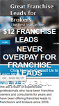 Mobile Screenshot of greatfranchiseleads.com
